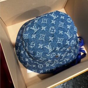 Louis Vuitton Denim Monogram Bucket Hat